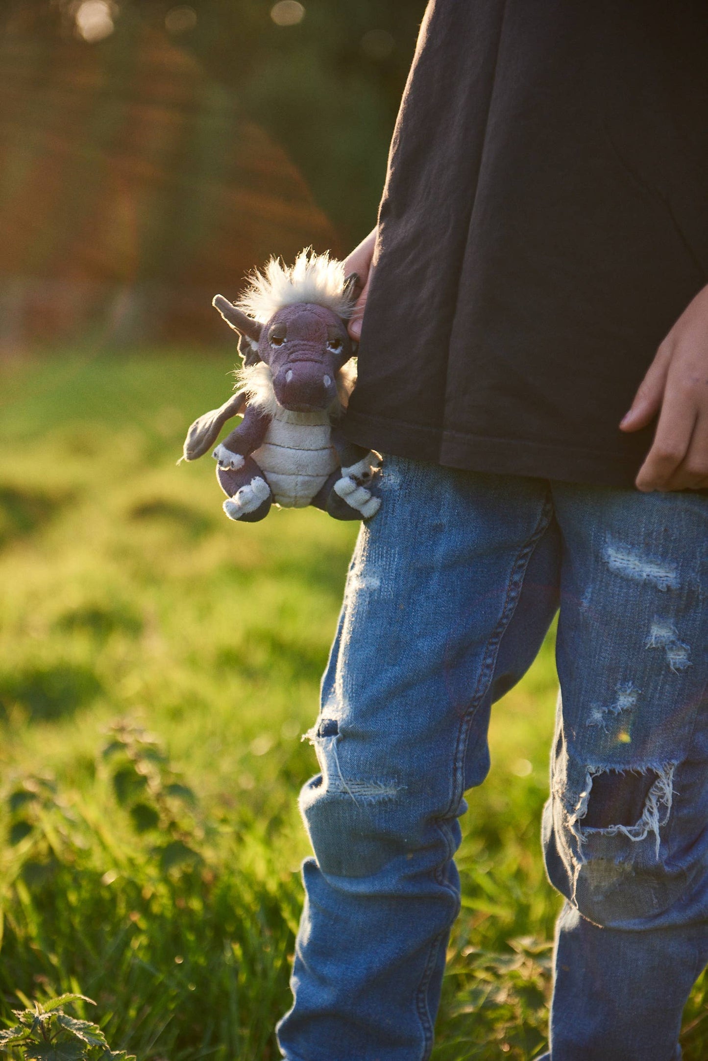 Charlie Bears Cuddle Cub Soot Soft Plush Toy Teddy Bear Dragon