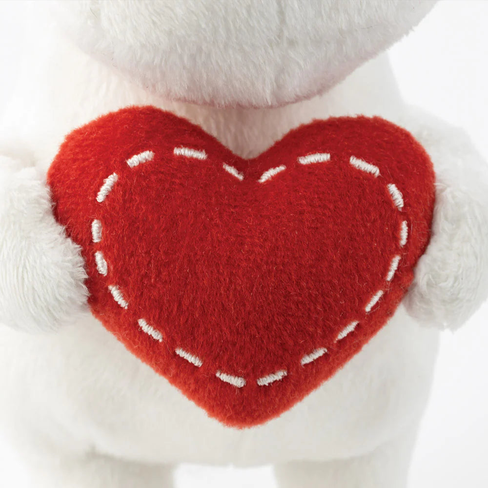 Moomin Standing with Heart Soft Toy