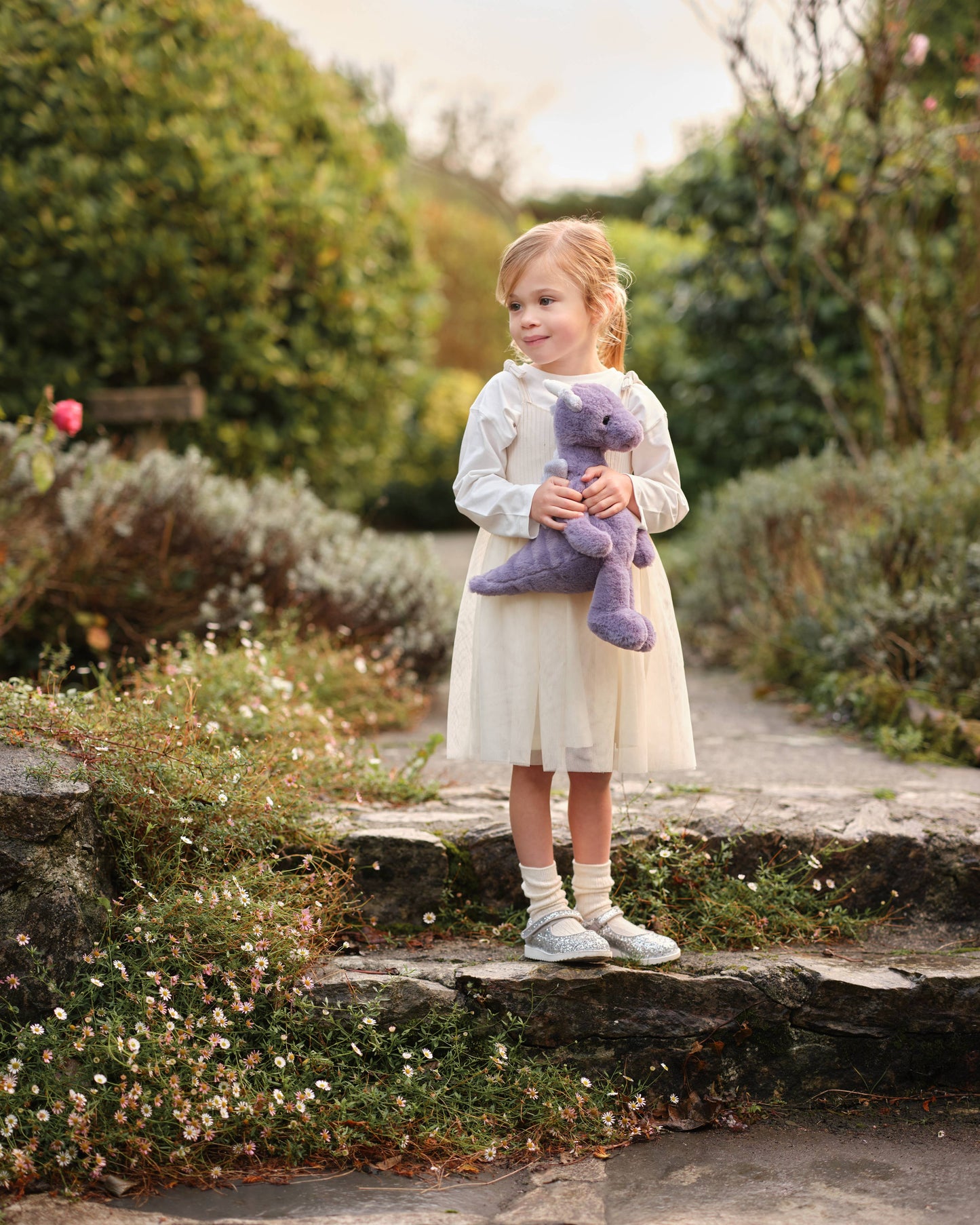 Charlie Bears Ltd - Draco Dragon Soft Lavender Soft Plush Toy Teddy Bear