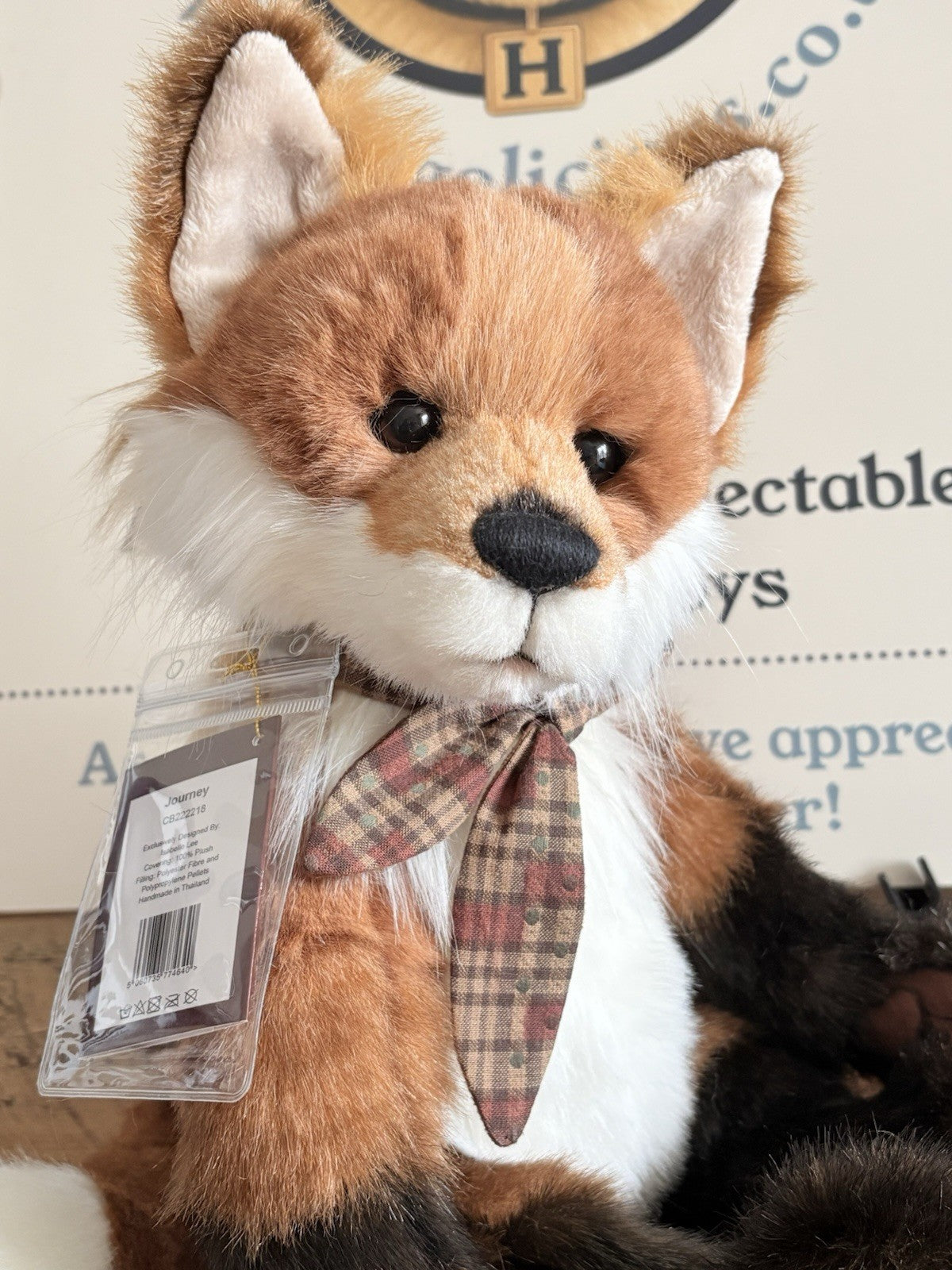Charlie Bears Journey the Fox with Tags From Hugolicious
