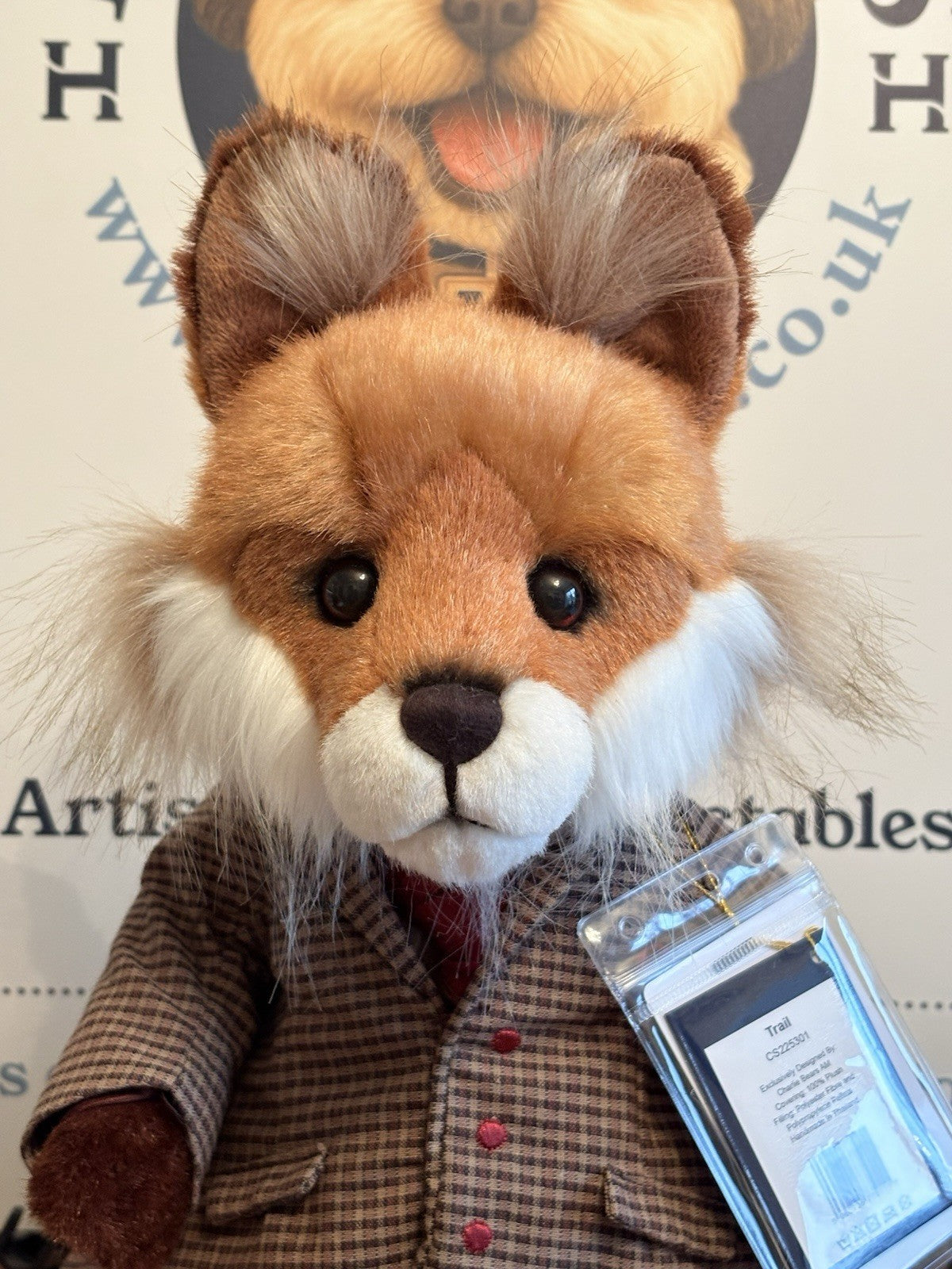 Charlie Bears TRAIL Fox Signature Limited Edition with Tags from Hugolicious