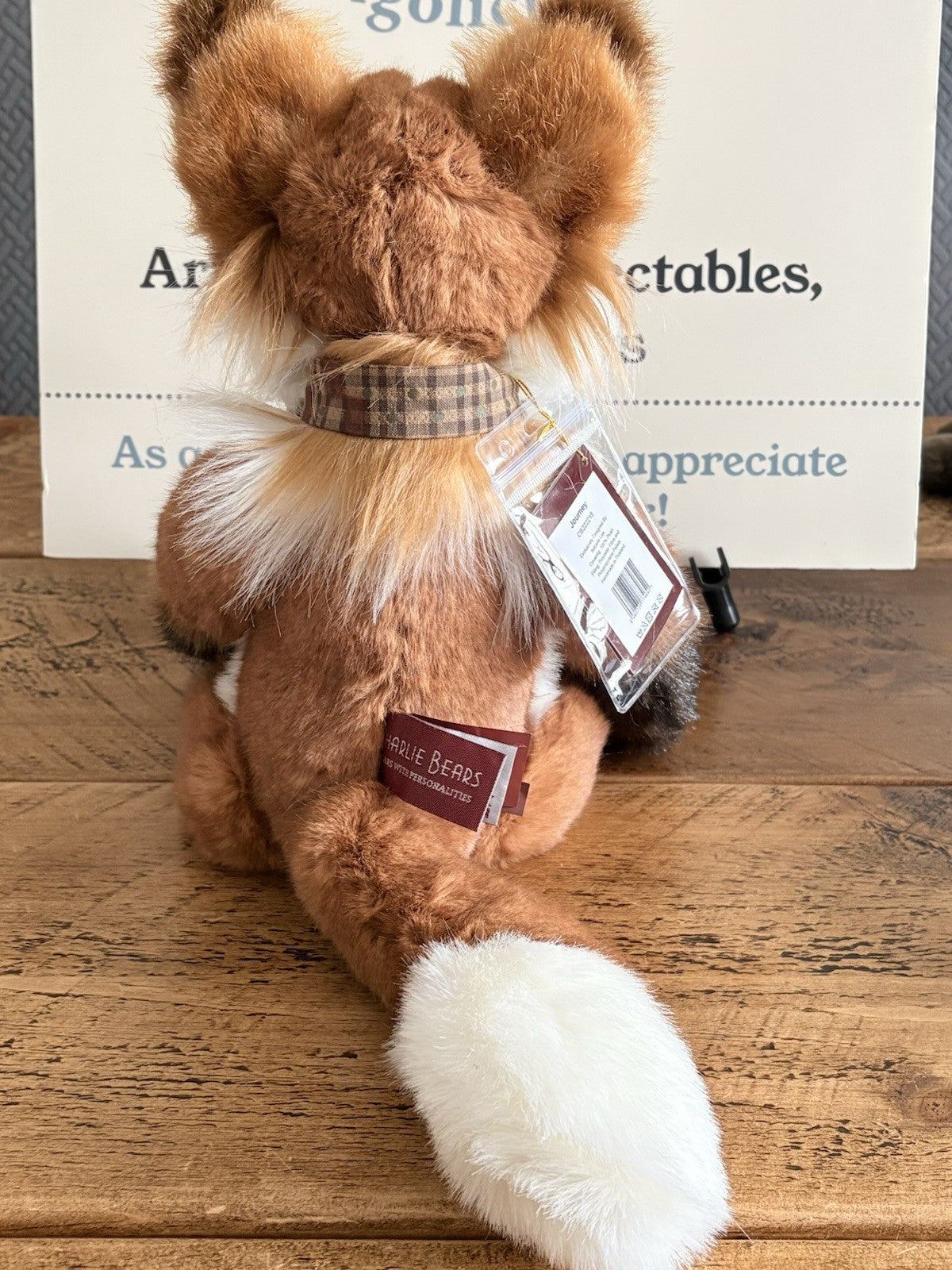 Charlie Bears Journey the Fox with Tags From Hugolicious