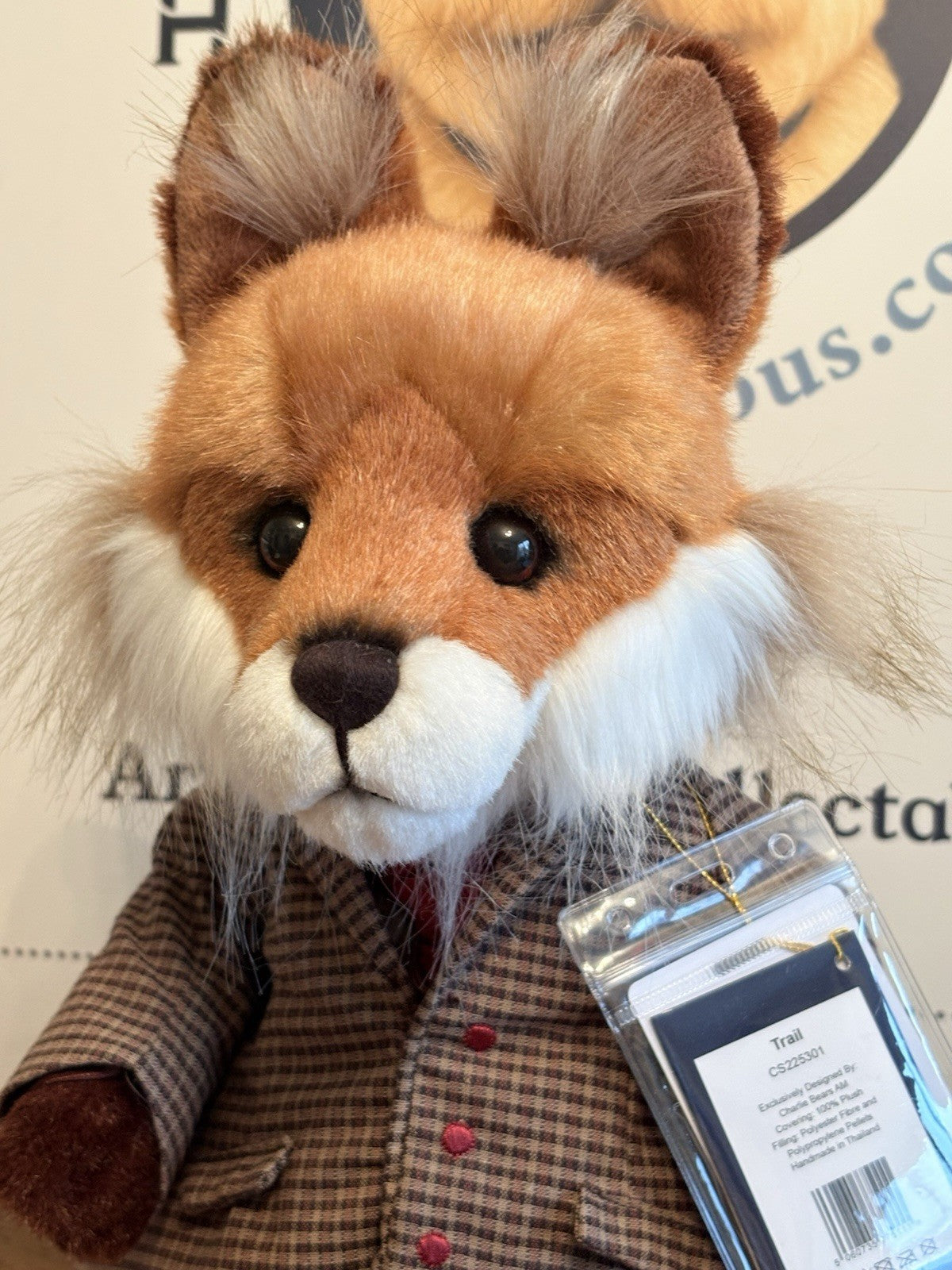 Charlie Bears TRAIL Fox Signature Limited Edition with Tags from Hugolicious