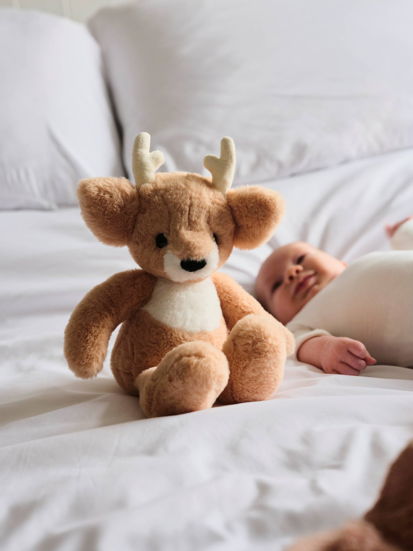 Charlie Bears Ltd - Fawn Deer Cookie Dough Brown Soft Plush Toy Teddy Bear