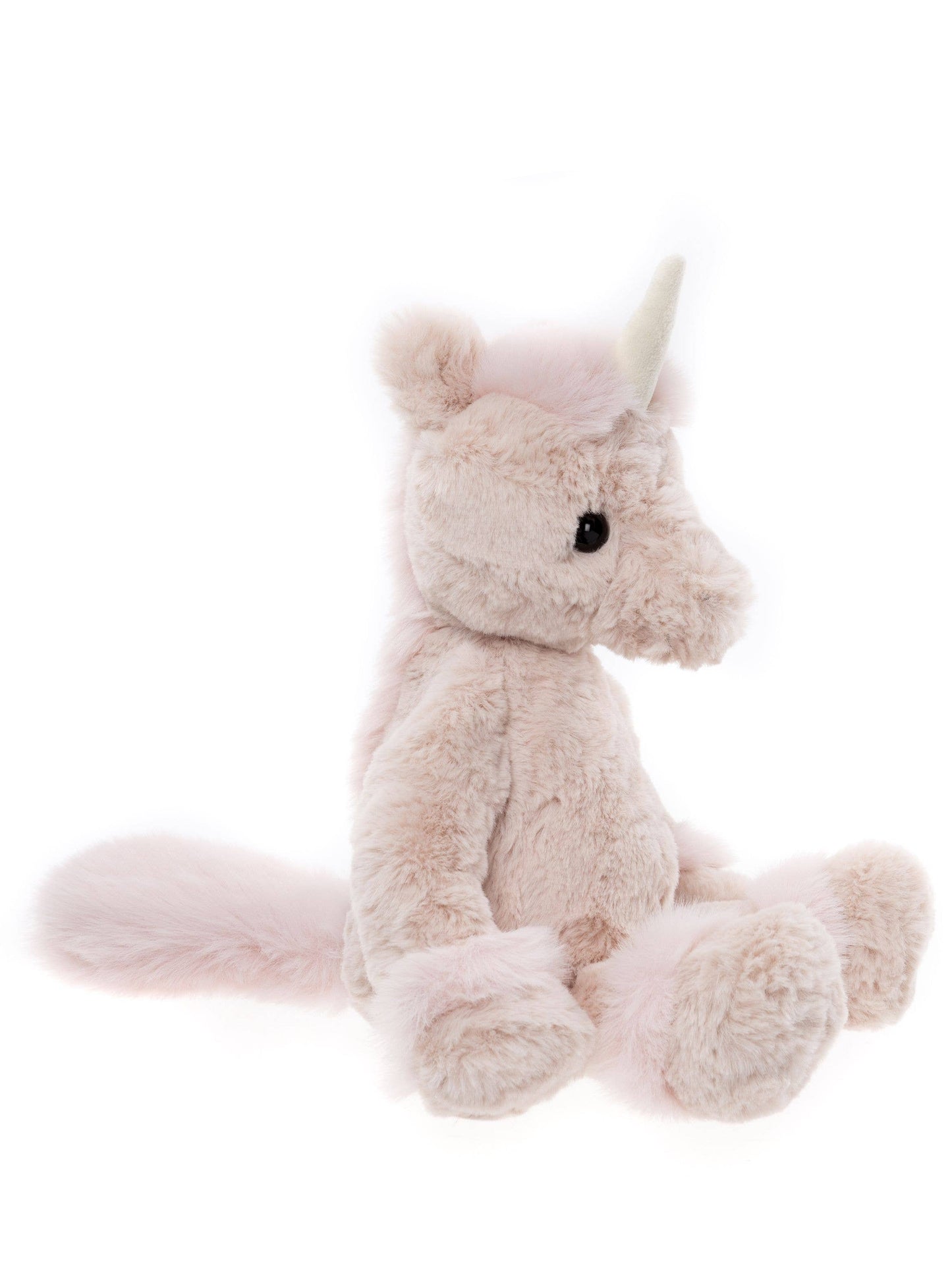 Charlie Bears Ltd - Star Unicorn Ballet Slipper Pink Soft Plush Toy Teddy Bear