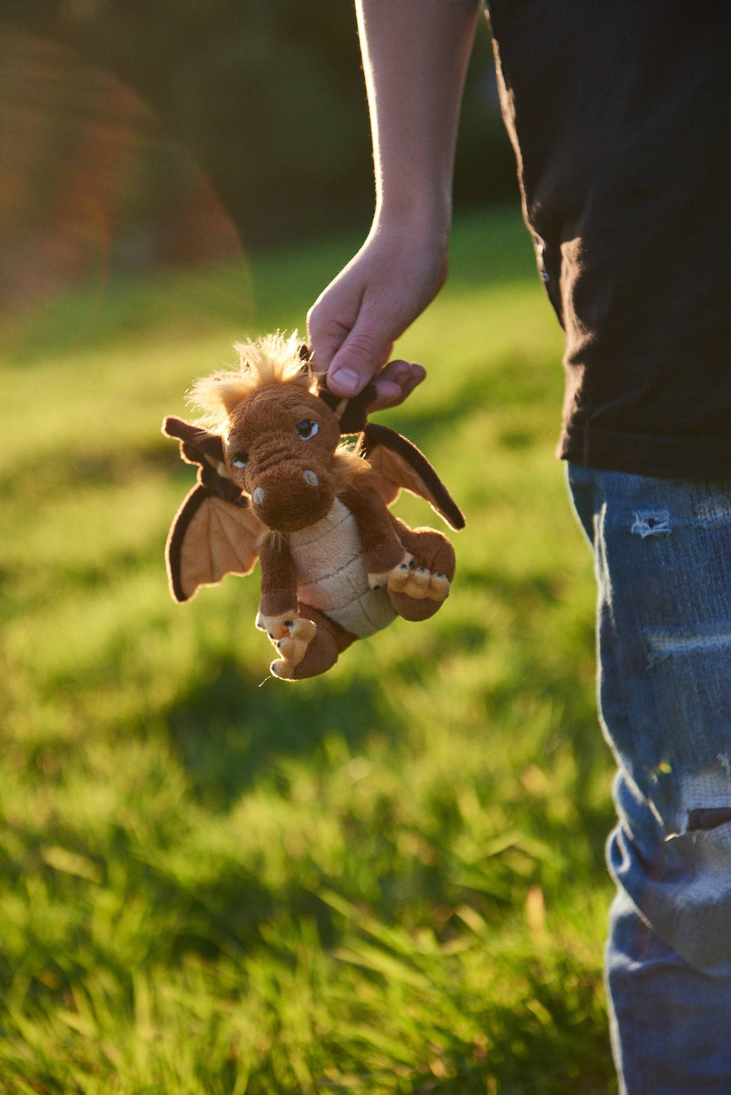 Charlie Bears Cuddle Cub Lantern Soft Plush Toy Teddy Bear Dragon