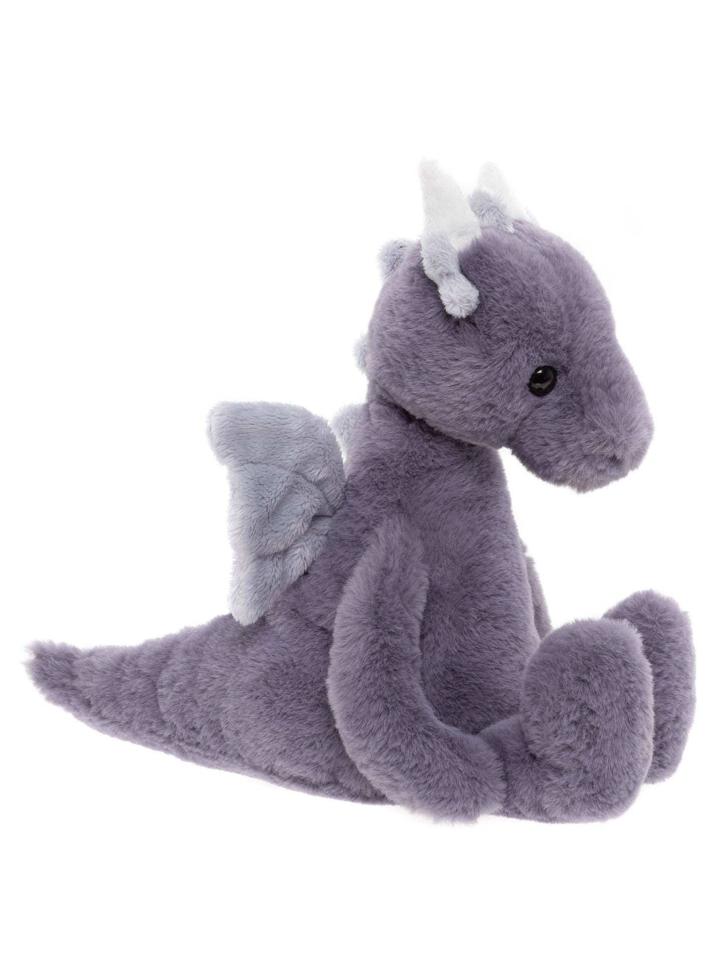 Charlie Bears Ltd - Draco Dragon Soft Lavender Soft Plush Toy Teddy Bear