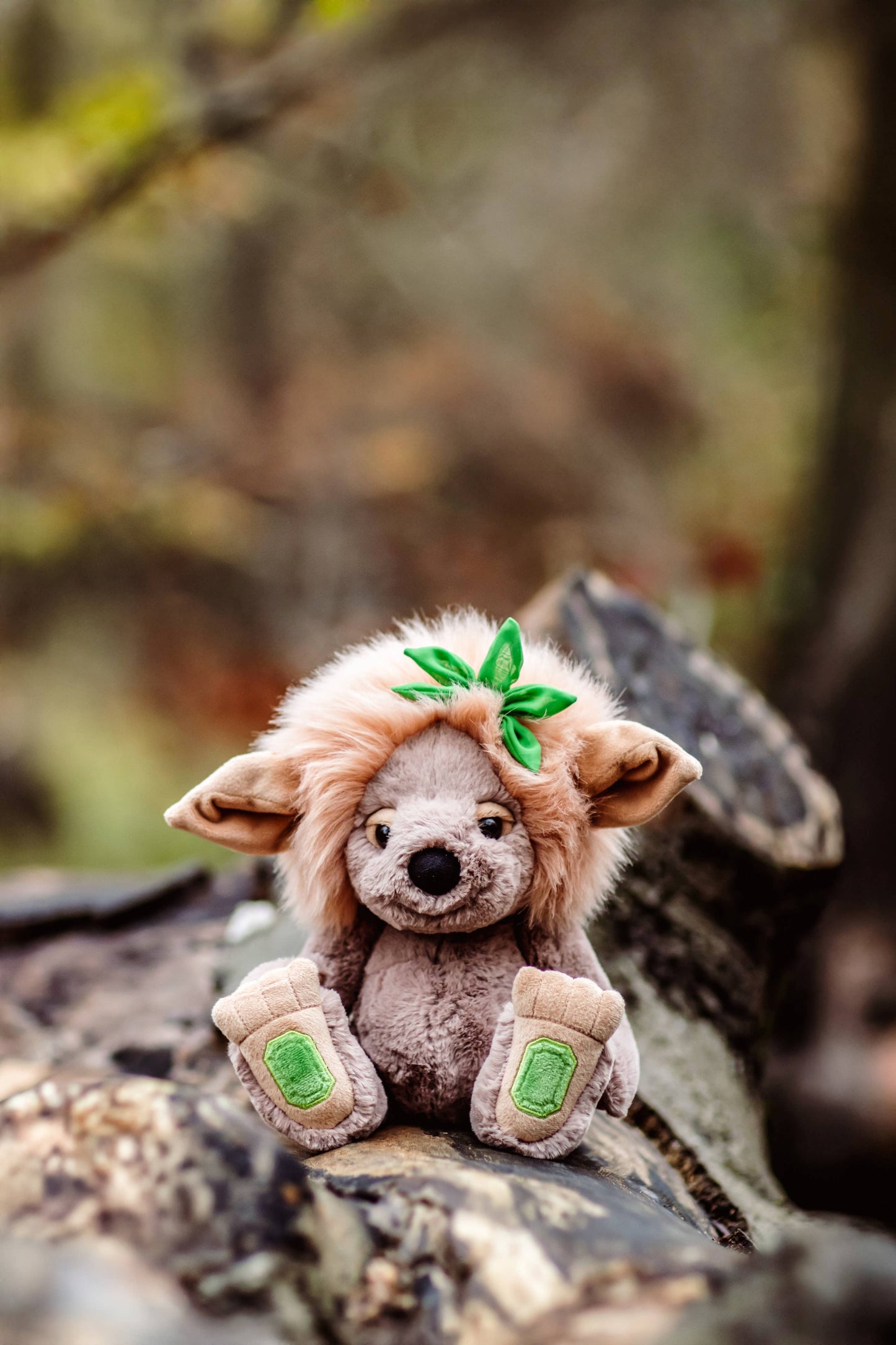 Charlie Bears Emerald Lou Soft Plush Toy Teddy Bear Troll: Bearhouse / Troll