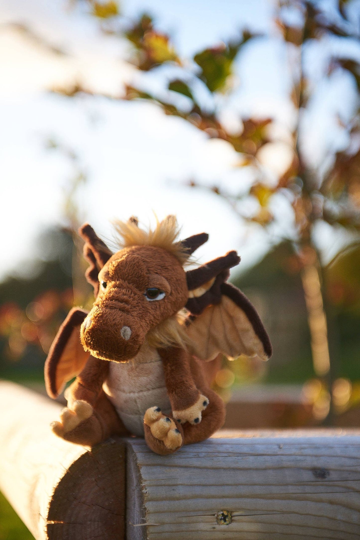 Charlie Bears Cuddle Cub Lantern Soft Plush Toy Teddy Bear Dragon